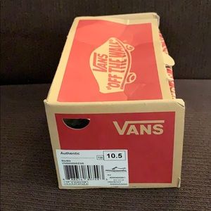 New Authentic All Black Vans. Kids size 10.5